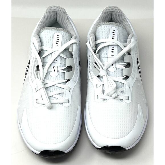 Nike Infinity Pro 2 Golf Shoes Mns Sz 12 Wht Blk Photon DJ5593-115 Spikeless main image 7